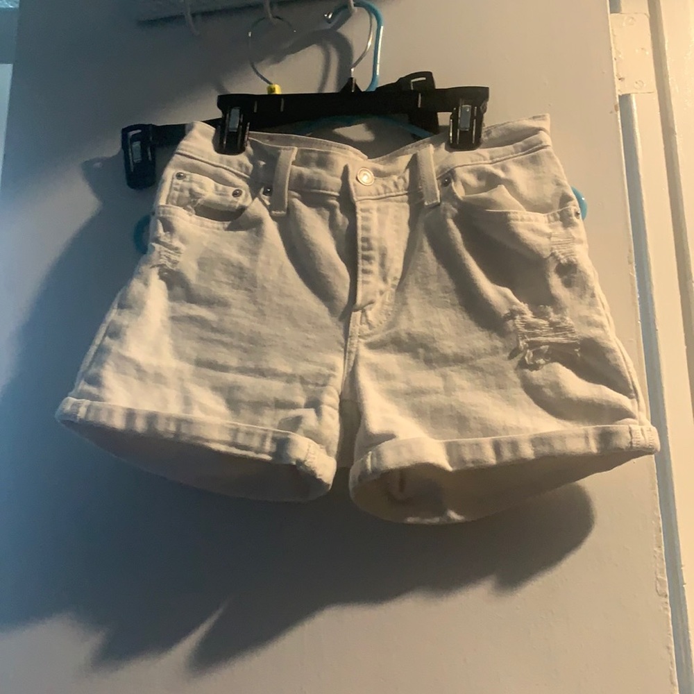 white shorts